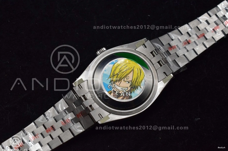 36 126234 Green Steel Jubilee VR3235 Clean Markers Bracelet on Gray Edition 904L Best DateJust Roman 1:1 Dial 0503